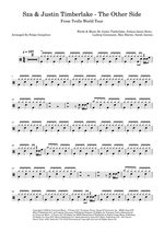 The Other Side - Sza & Justin Timberlake drum sheet music