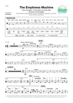 The Emptiness Machine - Linkin Park drum sheet music