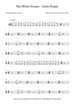 Little People - The White Stripes drum sheet music
