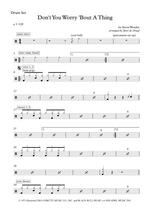 Don't You Worry 'bout a Thing - Stevie Wonder drum sheet music