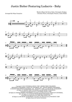 Baby (feat. Ludacris) - Justin Bieber drum sheet music