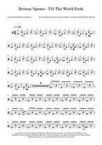 Till the World Ends - Britney Spears drum sheet music