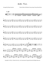 T.N.T. - AC/DC drum sheet music