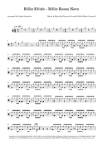 Billie Bossa Nova - Billie Eilish drum sheet music