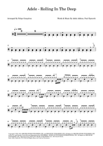 Rolling in the Deep - Adele drum sheet music