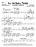 All the Small Things - Blink 182 drum sheet music
