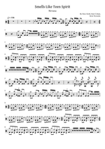 Smells Like Teen Spirit - Nirvana drum sheet music