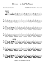 In God We Trust - Stryper drum sheet music