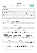 Dakota - Stereophonics drum sheet music
