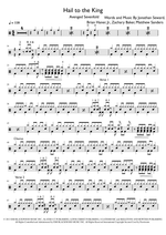 Hail to the King - Avenged Sevenfold drum sheet music