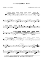 Rinse - Vanessa Carlton drum sheet music