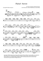 Sorrow - Flyleaf drum sheet music