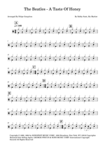 A Taste of Honey - The Beatles drum sheet music