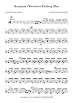 Twentieth Century Man - Scorpions drum sheet music