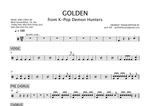Golden (Huntrix) - KPop Demon Hunters Cast drum sheet music