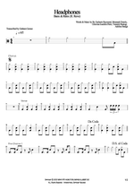 Headphones (feat. Rêve) - Banx and Ranx drum sheet music