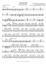 Amsterdam - Nothing but Thieves drum sheet music