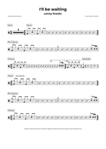 I'll Be Waiting - Lenny Kravitz drum sheet music