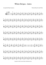 Astro - The White Stripes drum sheet music