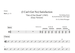 (I Can't Get No) Satisfaction - The Rolling Stones drum sheet music