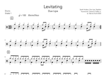 Levitating (feat. DaBaby) - Dua Lipa drum sheet music