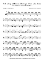 Feels Like Home - Josh Kelley and Melissa Etheridge drum sheet music