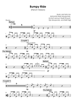 Bumpy Ride (French Version) - Mohombi drum sheet music