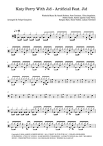 Artificial (feat. Jid) - Katy Perry drum sheet music