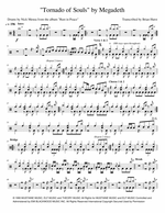 Tornado of Souls - Megadeth drum sheet music