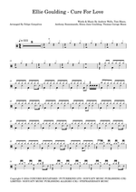 Cure for Love - Ellie Goulding drum sheet music
