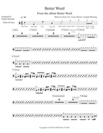 Better Word - Leeland drum sheet music