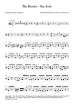 Hey Jude - The Beatles drum sheet music