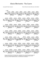 You Learn - Alanis Morissette drum sheet music