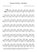 Paradise - Vanessa Carlton drum sheet music