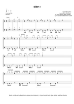 Didn't I - OneRepublic drum sheet music