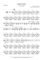 I Got You (I Feel Good) - James Brown drum sheet music