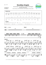 Goodbye Angels - Red Hot Chili Peppers drum sheet music