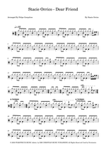 Dear Friend - Stacie Orrico drum sheet music