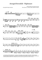 Nightmare - Avenged Sevenfold drum sheet music