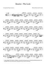 The Look - Roxette drum sheet music