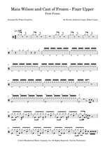 Fixer Upper - Robert Lopez drum sheet music