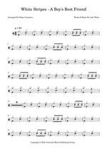 A Boy's Best Friend - The White Stripes drum sheet music
