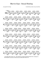Sexual Healing - Marvin Gaye drum sheet music