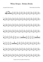 Broken Bricks - The White Stripes drum sheet music