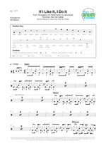 If I Like It, I Do It - Jamiroquai drum sheet music