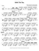 Falling for You - Eva Avila drum sheet music
