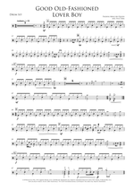 Good Old Fashioned Lover Boy - Queen drum sheet music