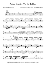 The Boy Is Mine - Ariana Grande drum sheet music