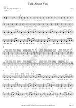 Talk About You MIKA Full Drum Transcription / Drum Sheet Music COPYDRUM