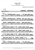 Funk #49 James Gang Full Drum Transcription / Drum Sheet Music Realsongbook